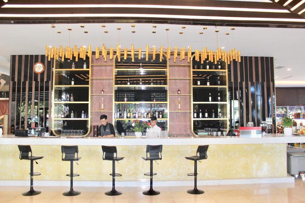 Lounge nebo bar v ubytování Muong Thanh Grand Da Nang Hotel