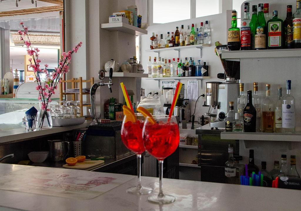 Nápoje v ubytovaní B&B Everest Bar Ristorantino