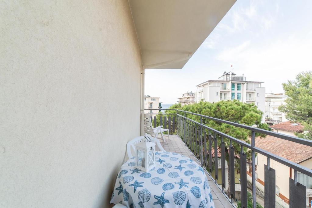 Balkón nebo terasa v ubytování Blu Star Hotel