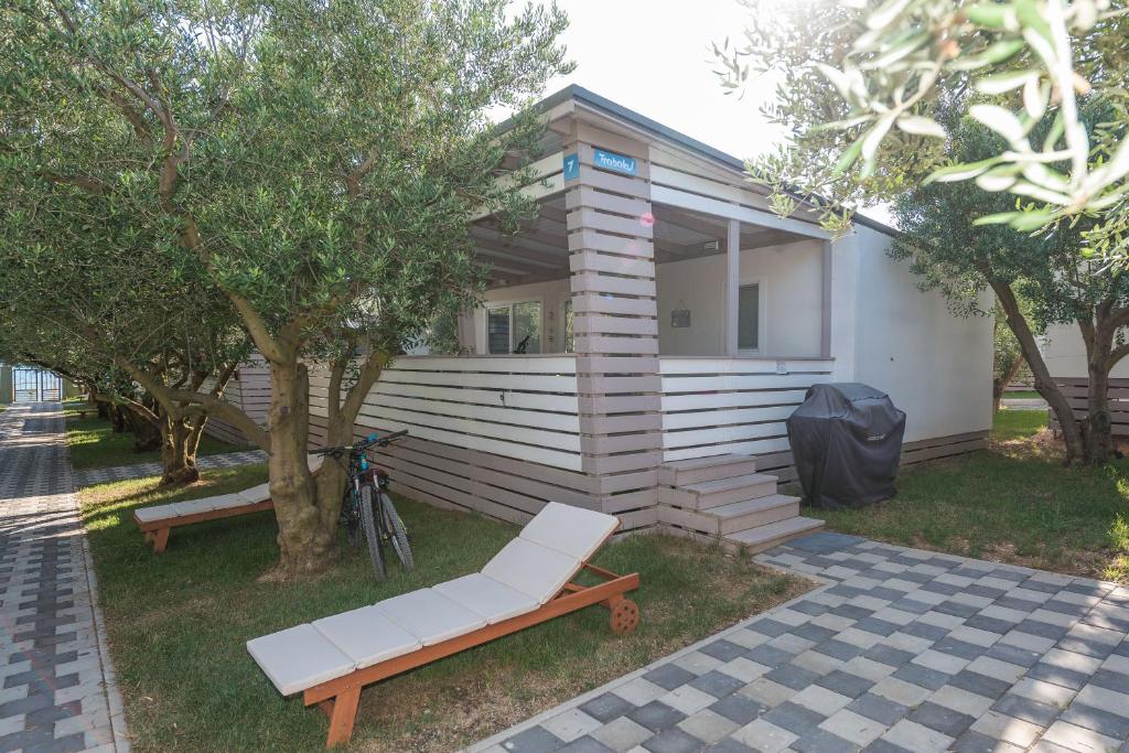Zahrada ubytování Camp Bepo