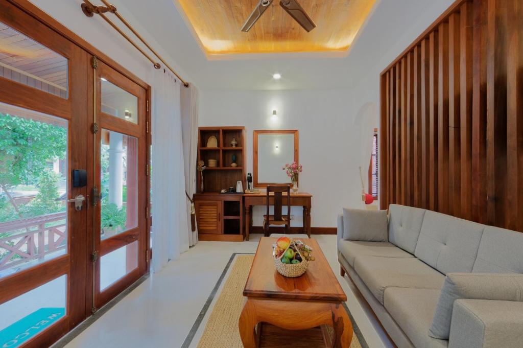 Posezení v ubytování Angkor Privilege Resort & Spa