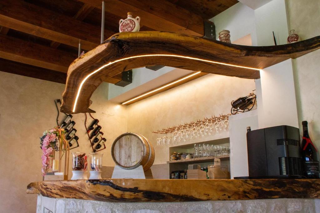 Kuchyň nebo kuchyňský kout v ubytování Agriturismo Baldassari