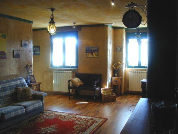 Posezení v ubytování Hostería Casa Flor