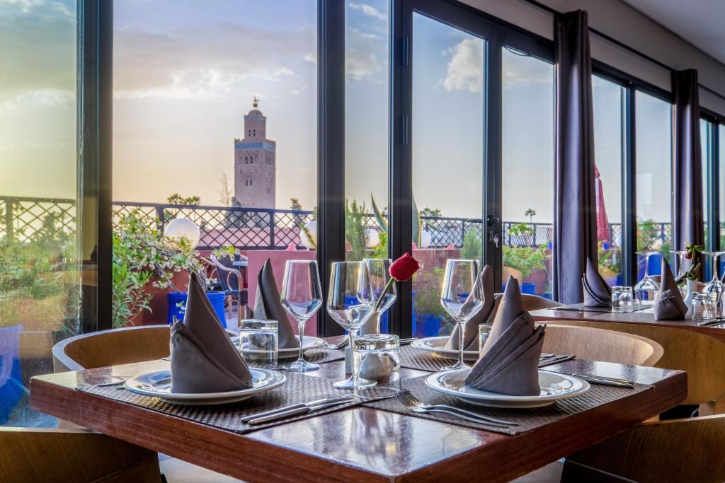 Restaurace v ubytování Riad Marrakech By Hivernage