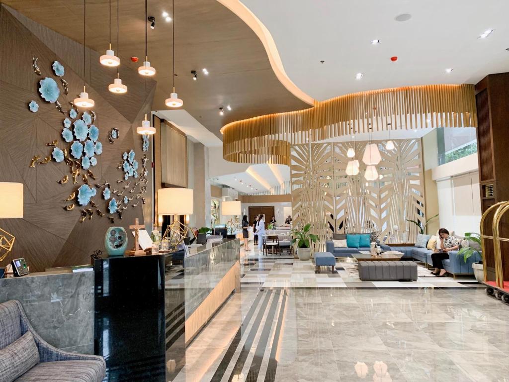 Posezení v ubytování J7 Plaza Hotel