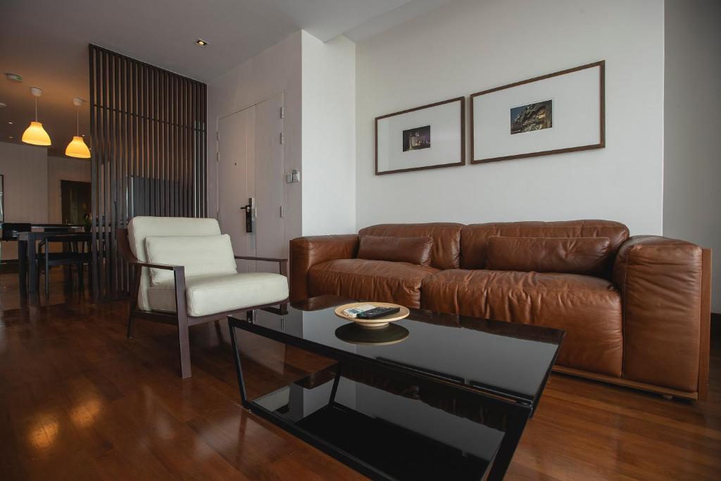 Posezení v ubytování Residence26