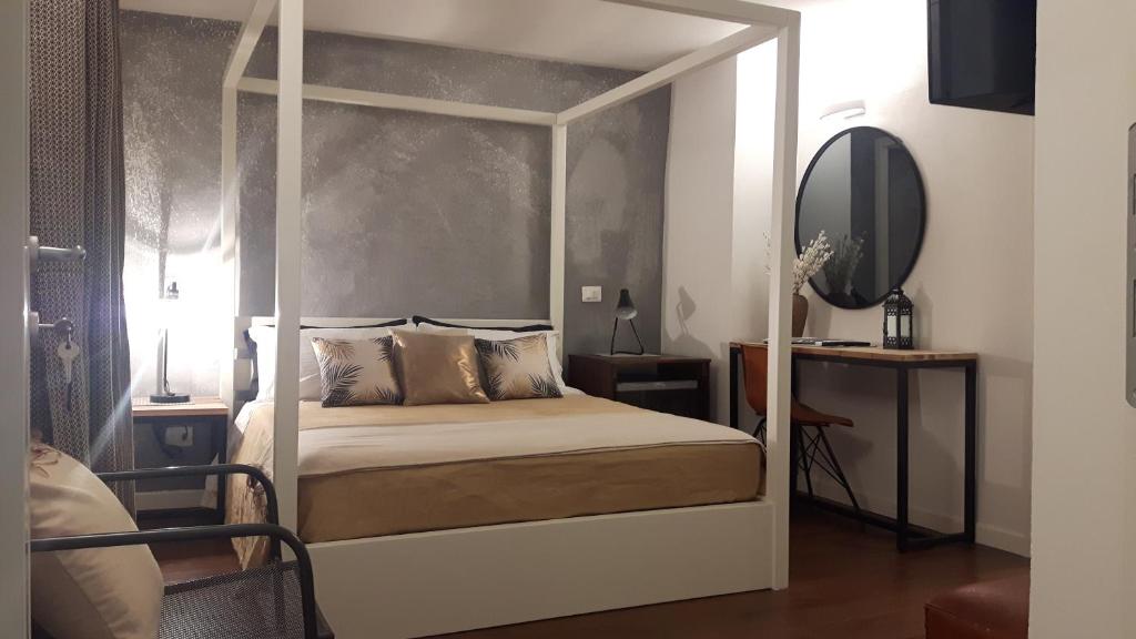 Postel nebo postele na pokoji v ubytování Incanto b&b
