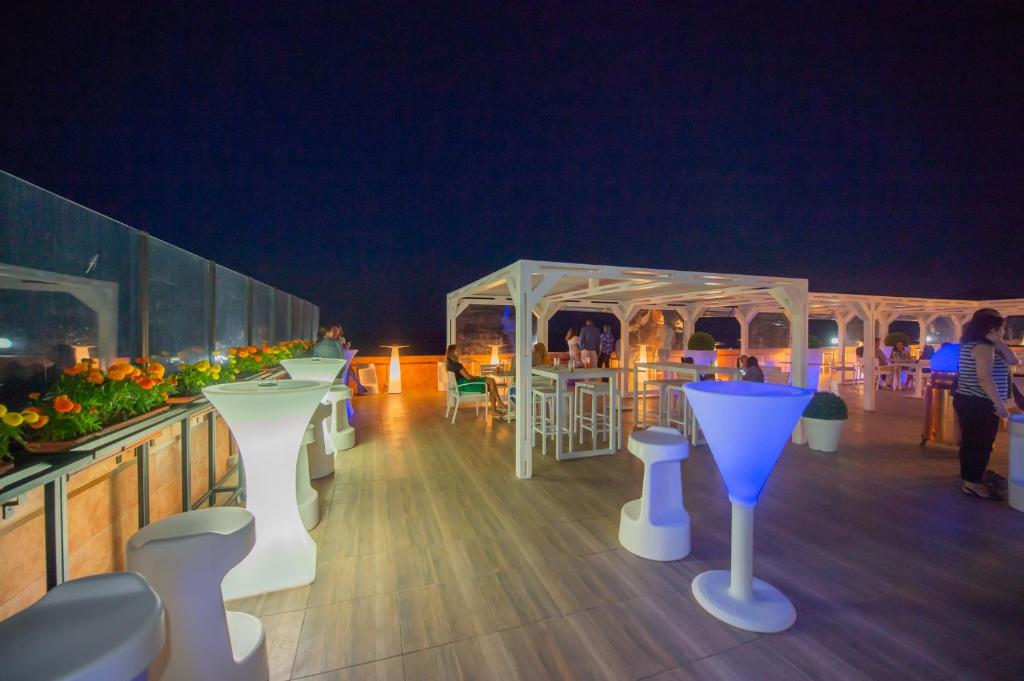 Balkón nebo terasa v ubytování Hotel Ges