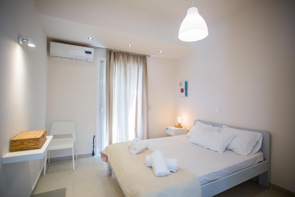 Postel nebo postele na pokoji v ubytování Hill House