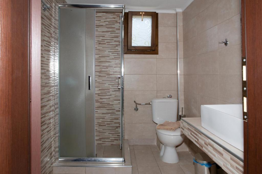 Koupelna v ubytování Anna Dani Apartments