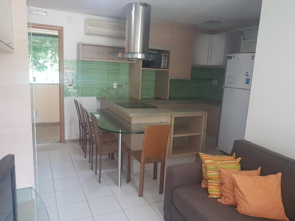  Flat no Marulhos Resort na praia Muro Alto