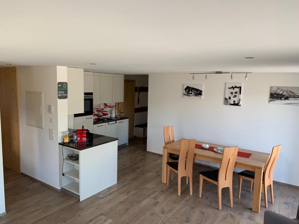 Kuchyň nebo kuchyňský kout v ubytování Haus Baracca