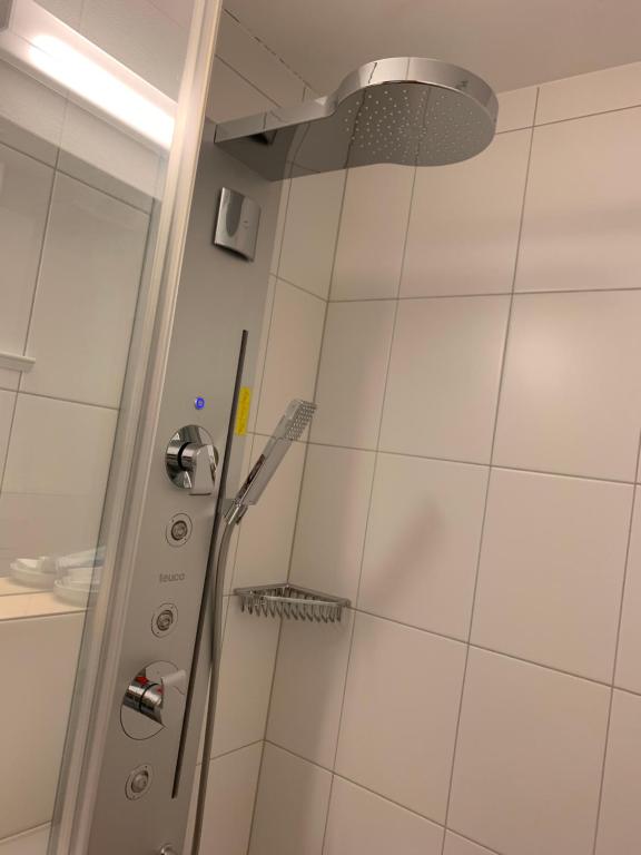 Koupelna v ubytování Haus Baracca