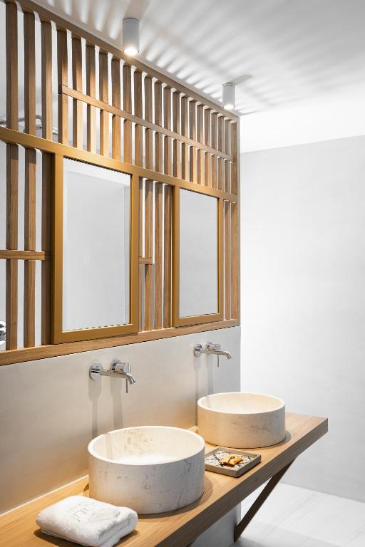 Koupelna v ubytování Mykonos Soul Luxury Suites
