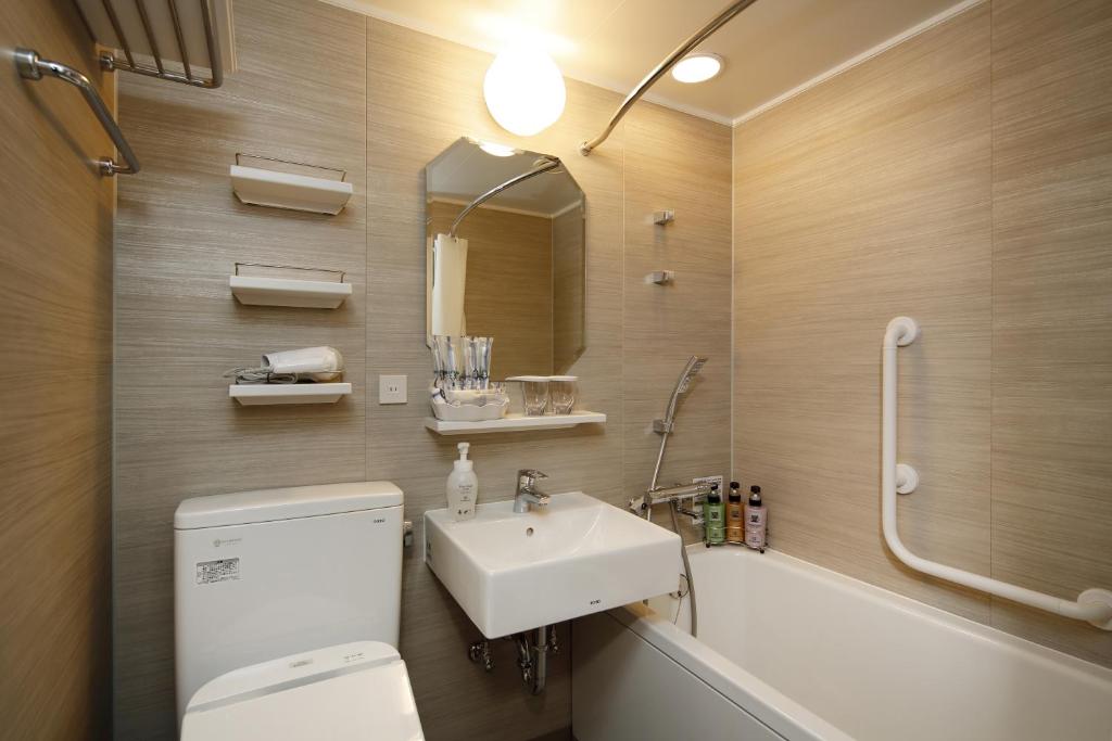 Koupelna v ubytování Hotel Monterey Himeji