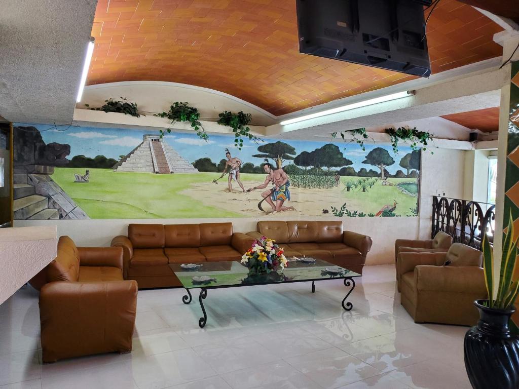 Posezení v ubytování Hotel Suites Elia Noemi