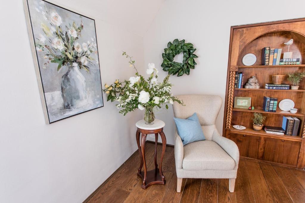 Knihovna v bed and breakfast