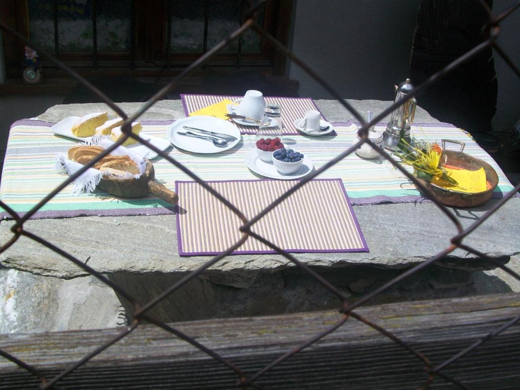 Jedlo v ubytovaní bed & breakfast alebo blízkom okolí