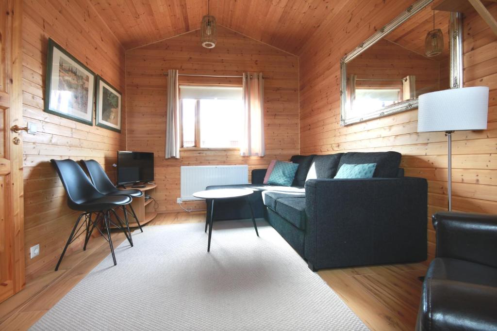 Posezení v ubytování Cozy Cottage by Stay in Iceland