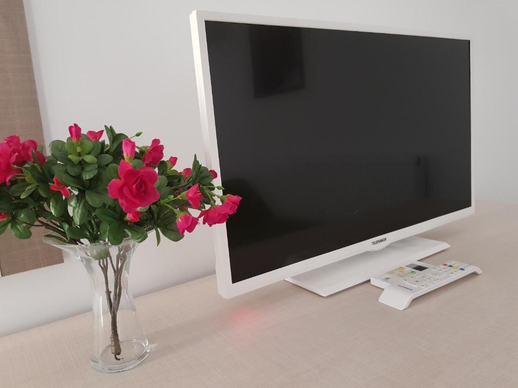 TV a/nebo společenská místnost v ubytování Camere de închiriat Havana Beach