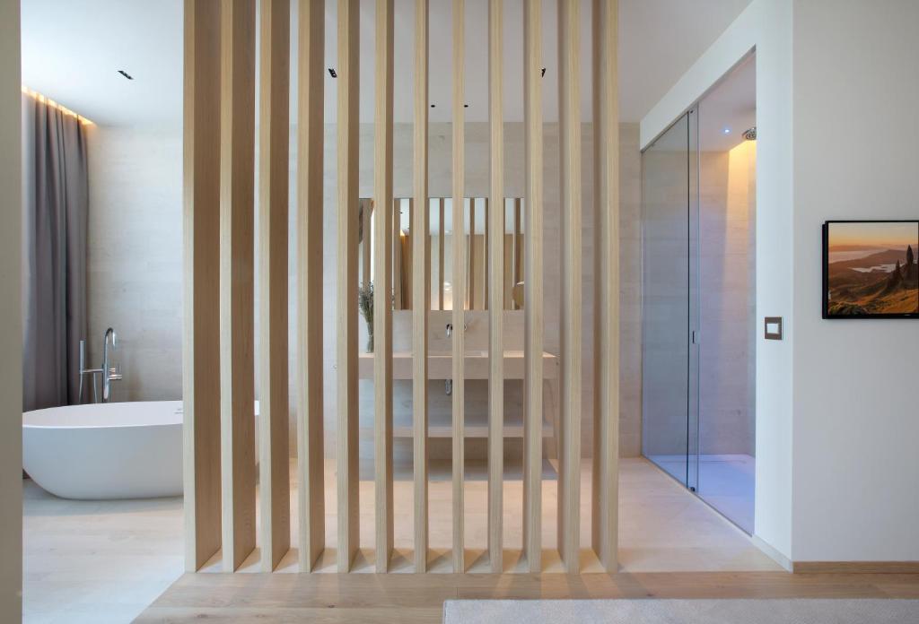 Koupelna v ubytování Hotel Terme Neroniane