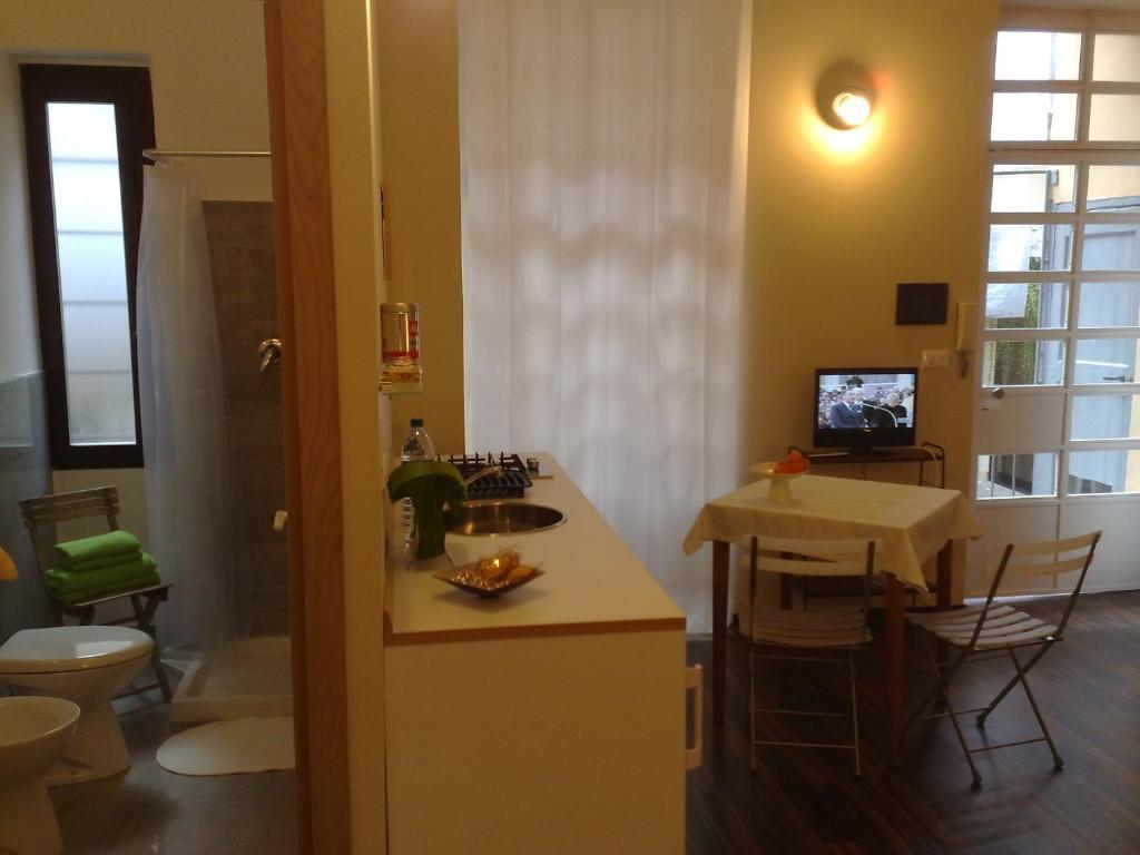 Et tv og/eller underholdning på Ca'cita Guest House Torino