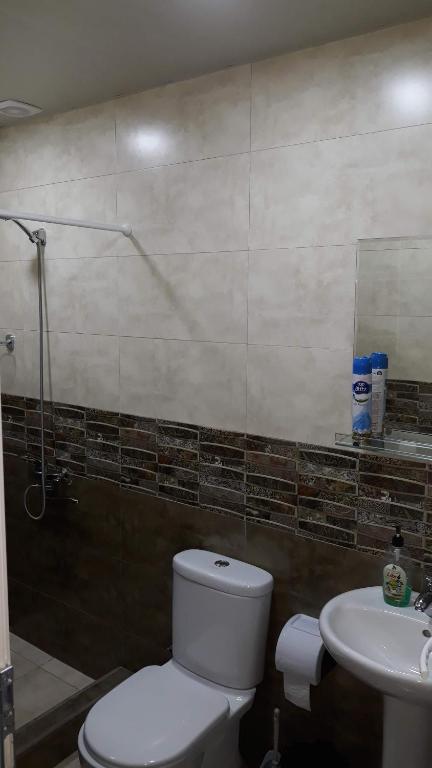 Koupelna v ubytování MANGO Guesthouse