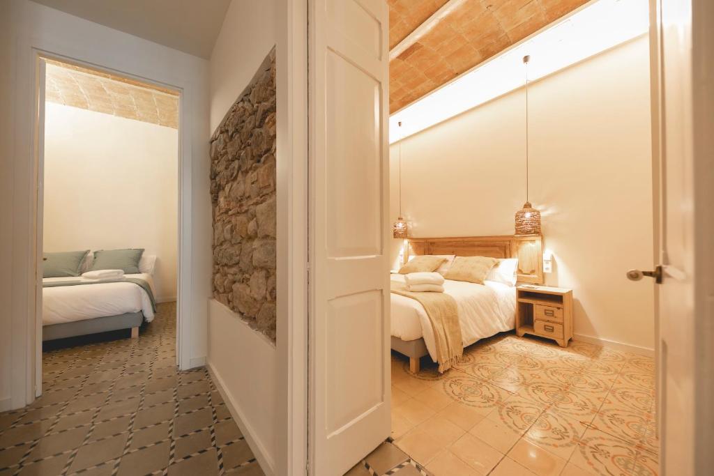 Postel nebo postele na pokoji v ubytování Bravissimo Mercaders, beautiful 3 bedroom apartment