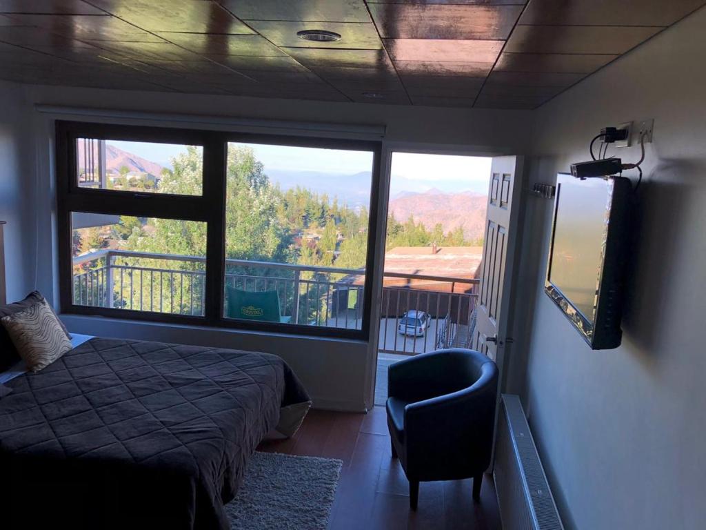Postel nebo postele na pokoji v ubytování Hotel HF