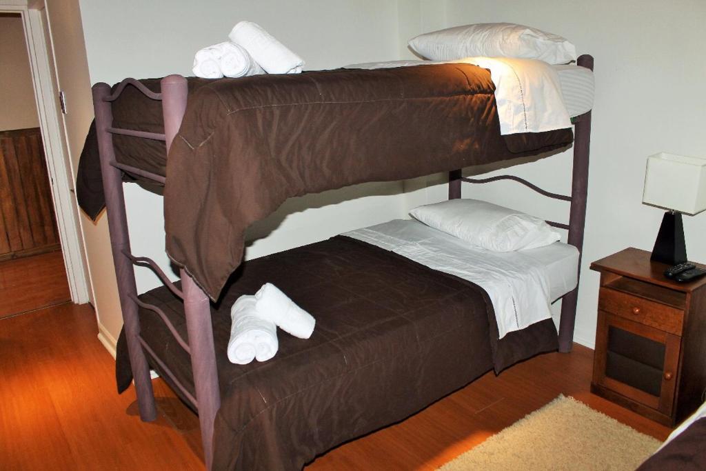 Postel nebo postele na pokoji v ubytování Hotel HF