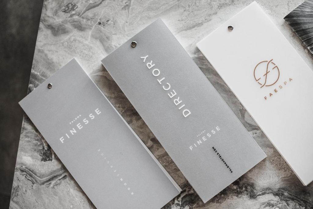 Certifikát, hodnocení, plakát nebo jiný dokument vystavený v ubytování Paloma Finesse Side