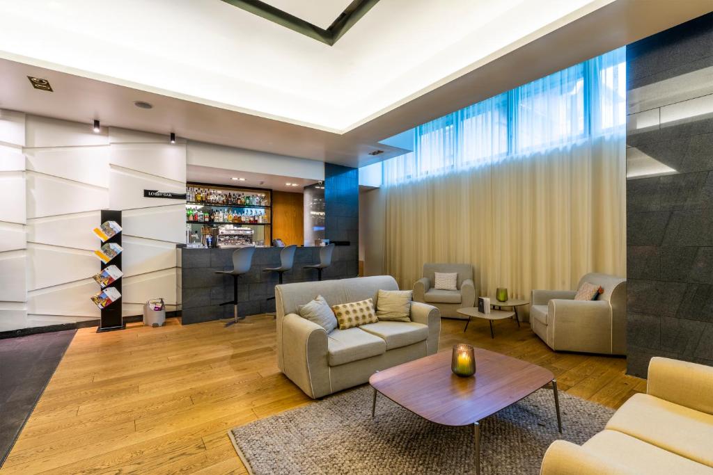 Χώρος καθιστικού στο HVD Grand Hotel Suhl Business & Leisure