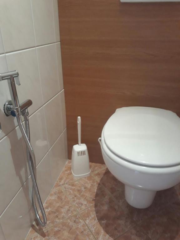 Koupelna v ubytování Ferienhaus Niedernsill