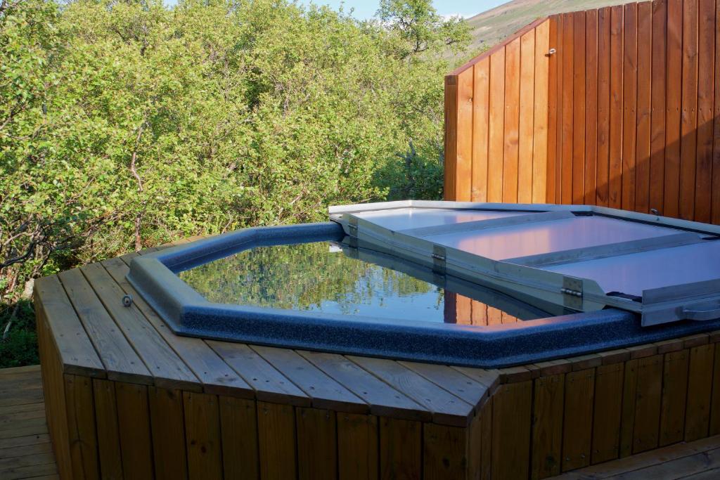 Gambar di galeri bagi Harpa Holiday Home - Birta Rentals di Húsafell
