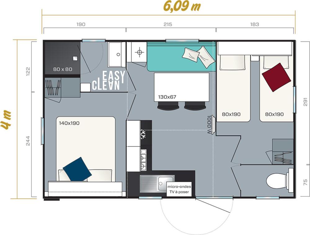 Camping Les Sables Blancs Concarneau Updated 2022 S Camping Les Sables Blancs Concarneau, 25×30 House Plans