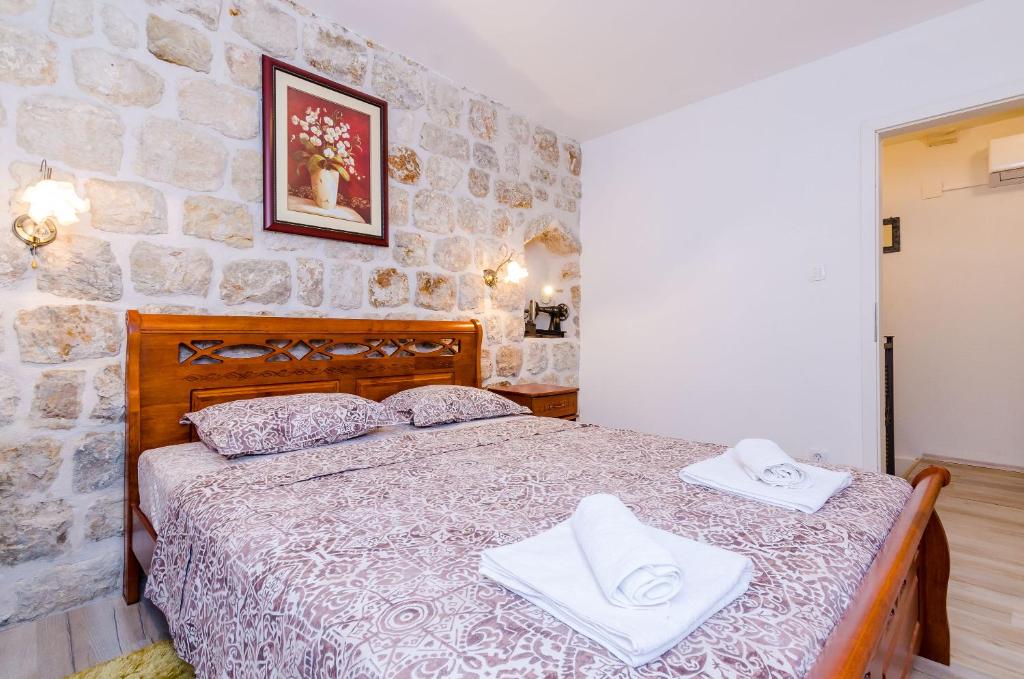 Posteľ alebo postele v izbe v ubytovaní Apartment Little Star II