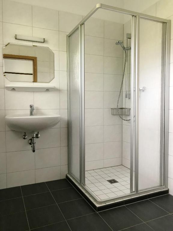 Koupelna v ubytování Ferien vom Ich, Bayerischer Wald, Hotel & Restaurant