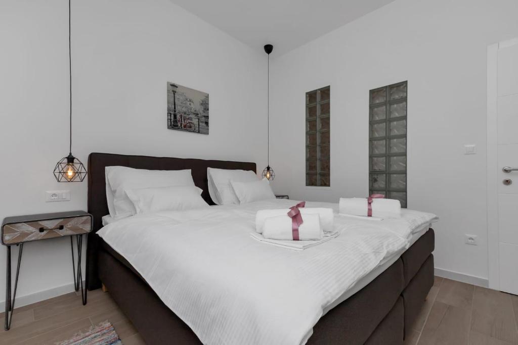 Posteľ alebo postele v izbe v ubytovaní Apartment Teraca
