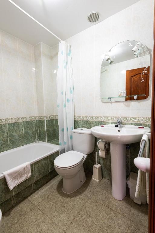 Kúpeľňa v ubytovaní Hostal O Camouco