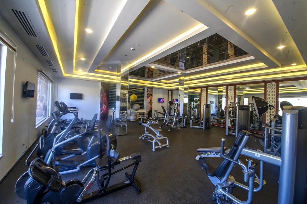 Fitness centrum a/nebo fitness zařízení v ubytování Pickalbatros Aqua Park Sharm El Sheikh