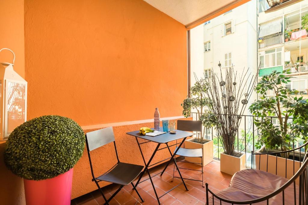 Un jardín fuera de Appartamenti MarcoAurelio49