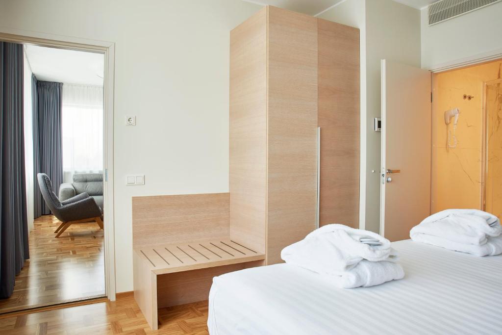 Voodi või voodid majutusasutuse Tallink Spa & Conference Hotel toas