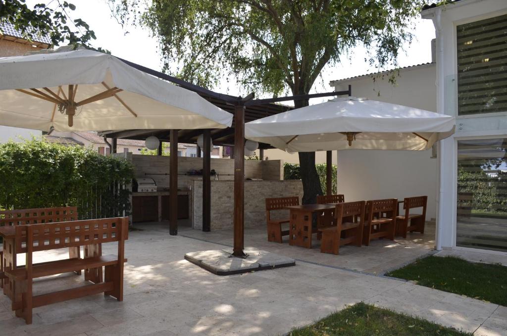 Patio nebo venkovní prostory v ubytování Complex Credo
