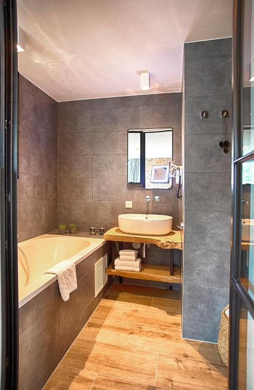 Koupelna v ubytování Boutique Hotel, Restaurant & Wellness Westerburcht