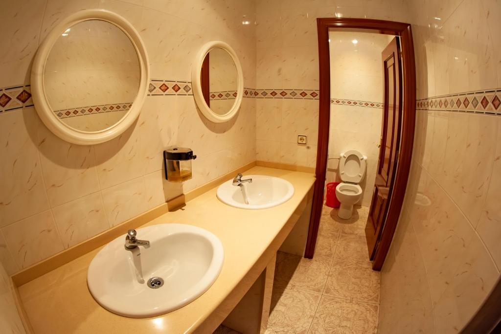 Kúpeľňa v ubytovaní Hostal O Camouco
