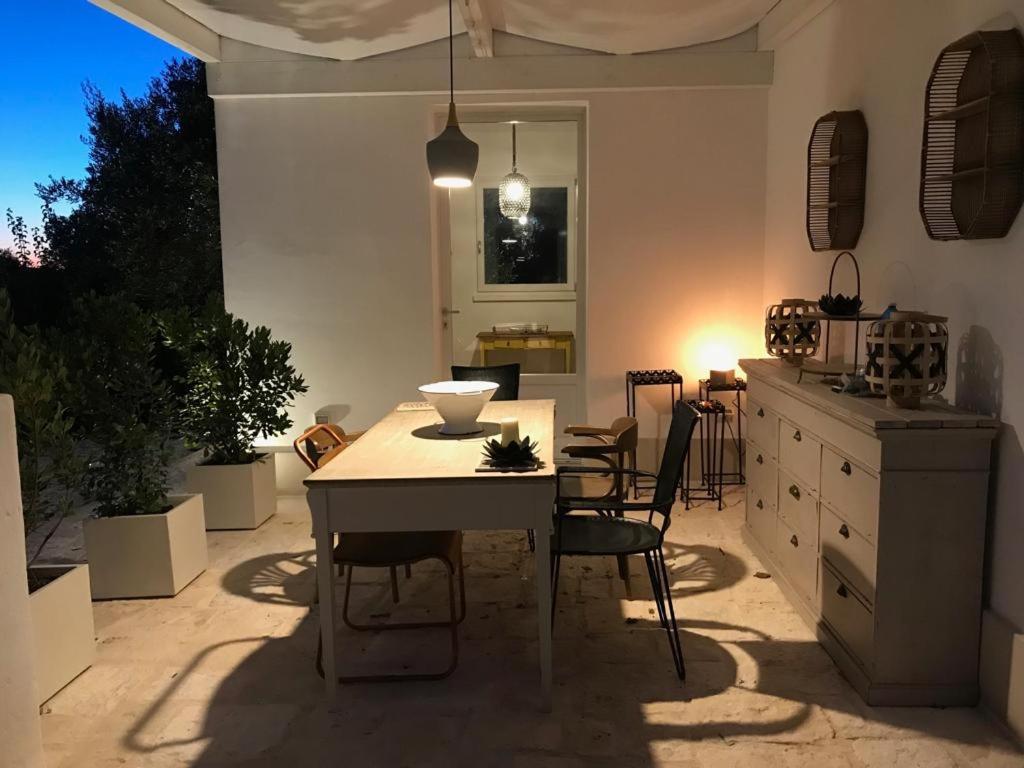 Kuchyň nebo kuchyňský kout v ubytování Trulli Pietraverde
