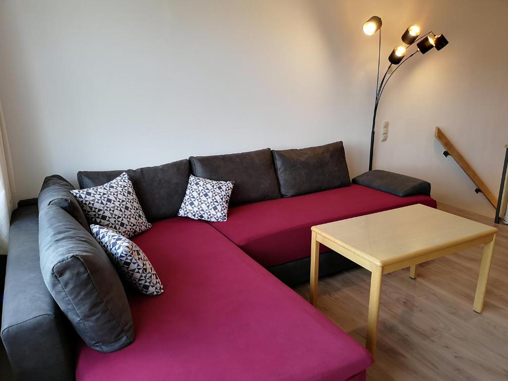 Posezení v ubytování Waldwipfel-Appartement