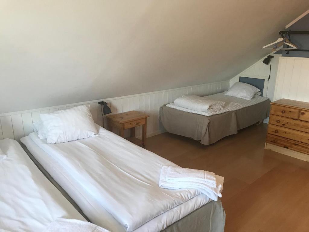 Ένα ή περισσότερα κρεβάτια σε δωμάτιο στο Klovabo Bed & Breakfast