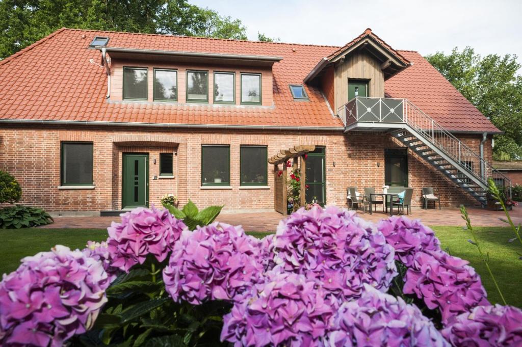 Κήπος έξω από το Gästehaus Bünner Hof