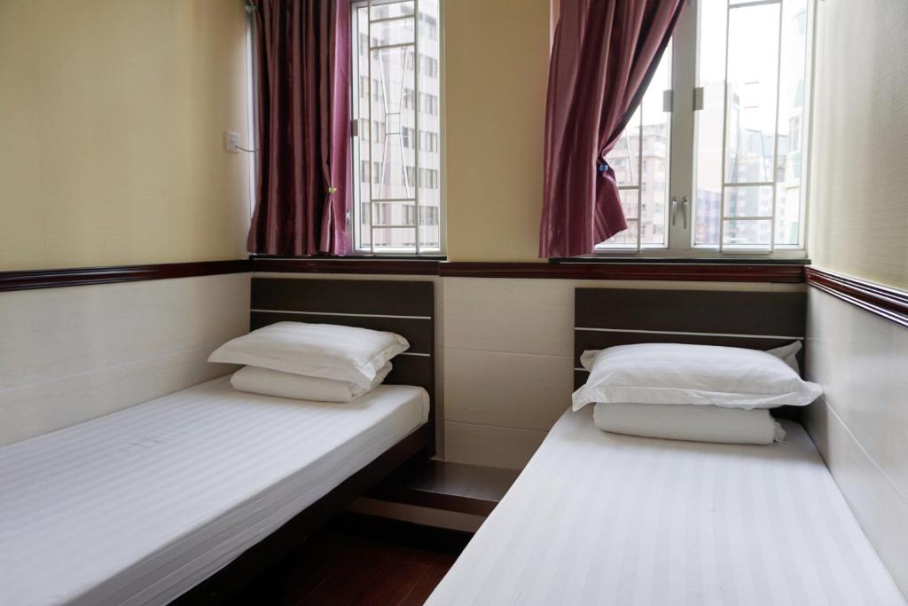 Postel nebo postele na pokoji v ubytování Hang Ho Hostel